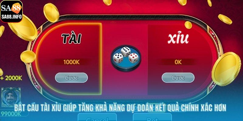 Bắt cầu tài xỉu giúp tăng khả năng dự đoán kết quả chính xác hơn