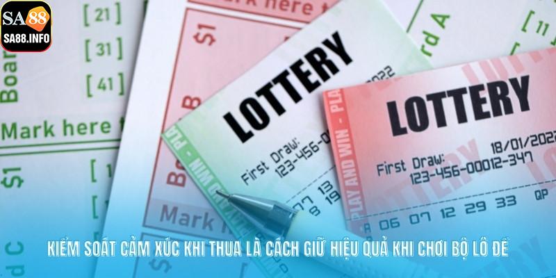 Kiểm soát cảm xúc khi thua là cách giữ hiệu quả khi chơi bộ lô đề